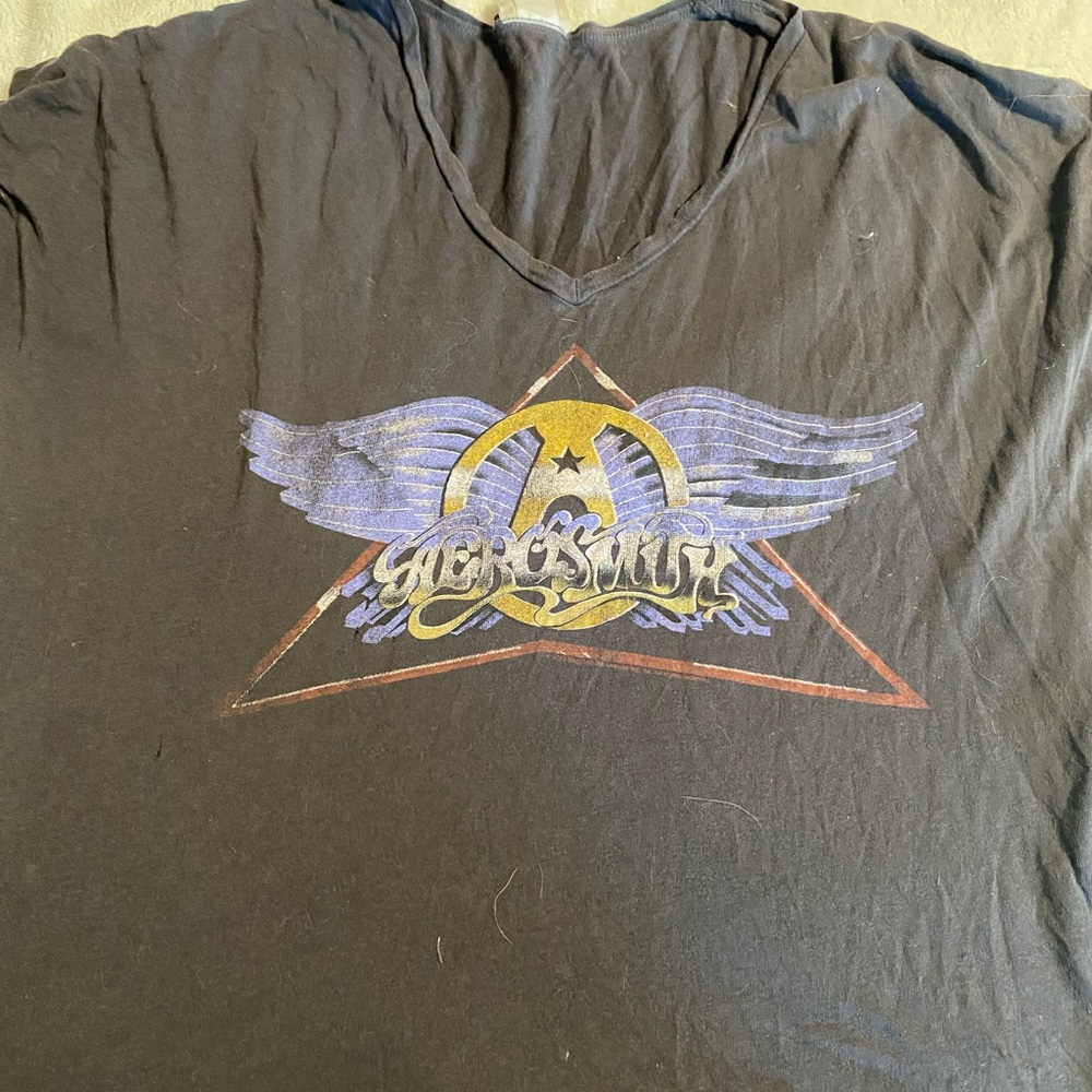Vintage Aerosmith Graphic Short Sleeve Tee-Shirt